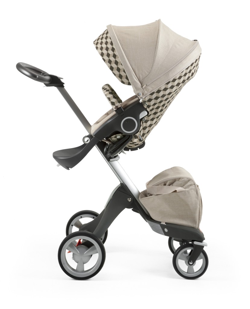 Stokke Stroller Seat Style Kit Beige Cube with Xplory chassis 140506-8I7929 Beige Melange